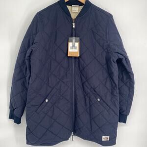The North Face Jacket Womens Cuchillo Parka Aviator Navy X-Large Quilted Outdoor